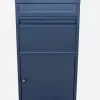 Box na balíky (410x385x720mm) s přepadovou lištou na ochranu balíků, tloušťka 0.8mm) velikost balíku: 320x300x180mm, barva: RAL 7016 (antracit)